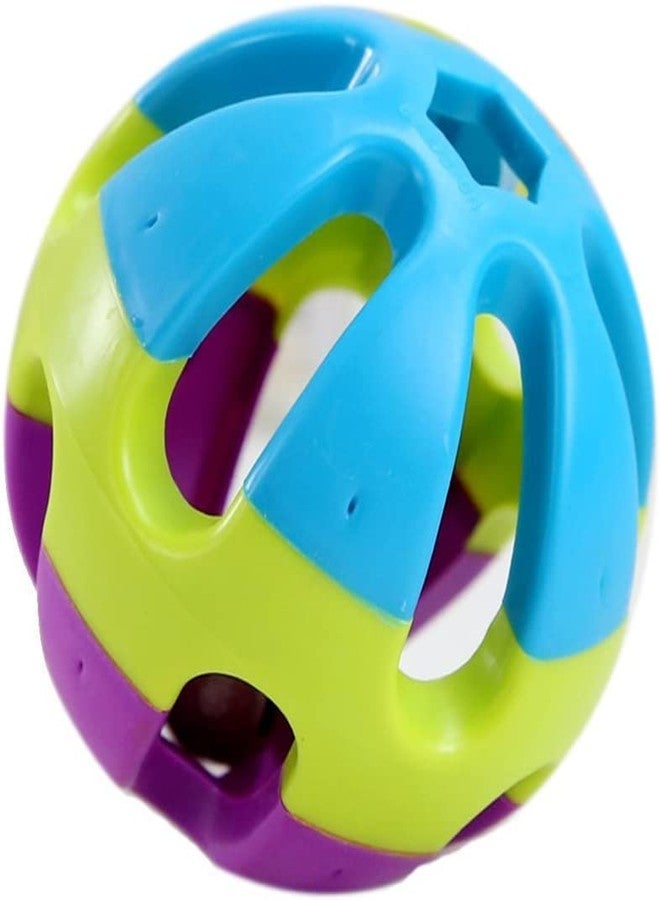 Litewoo Parrot Treat Ball Toy Colorful with Bell for Pet Birds Parakeet Budgie Cockatiel Cat Dog 1pc - Image 1
